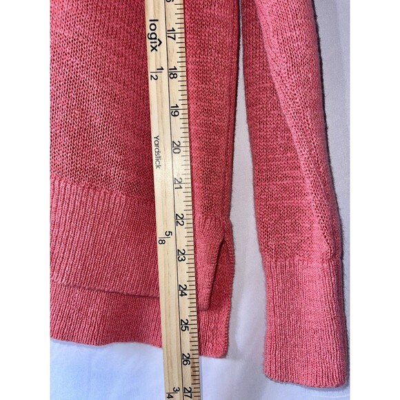 LOFT Sweater Pink/Coral Lace Neck Women’s Size Small - Picture 7 of 7